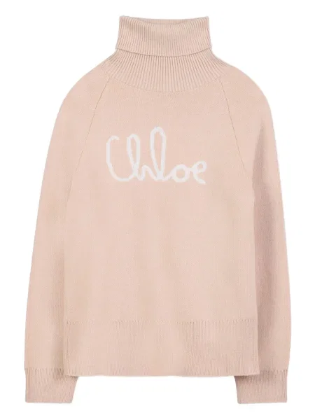 Sweter z golfem dziecięcy Chloe