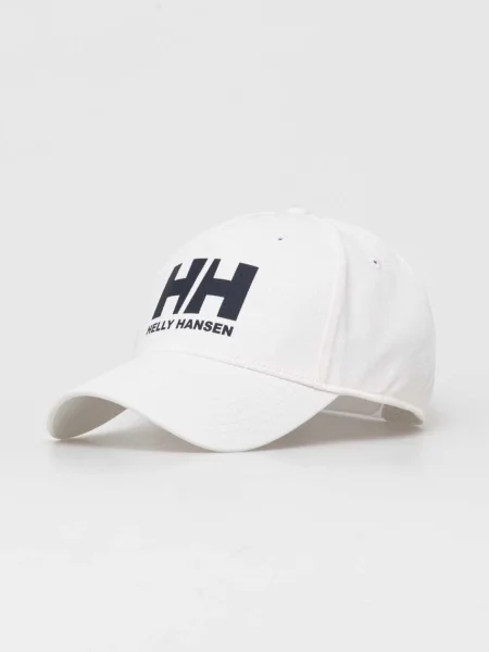 Шапка с козирка Helly Hansen Czapka HH Ball Cap бежово с принт бяло