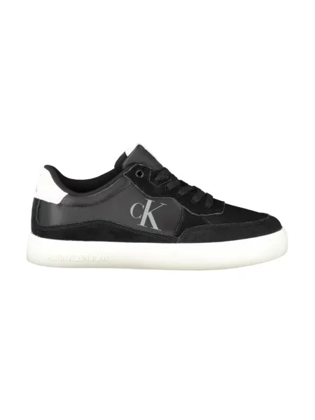 Trampki Calvin Klein Jeans skórzane czarne