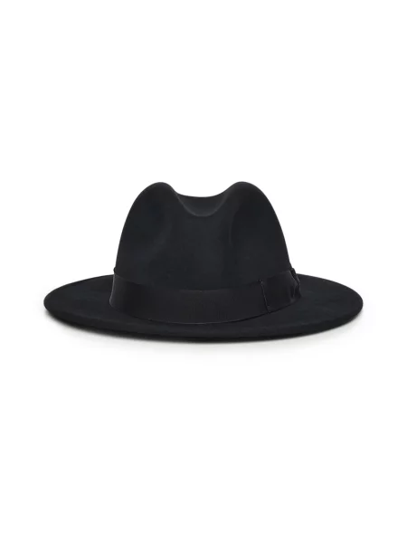 Czapka Borsalino filcowa czarna