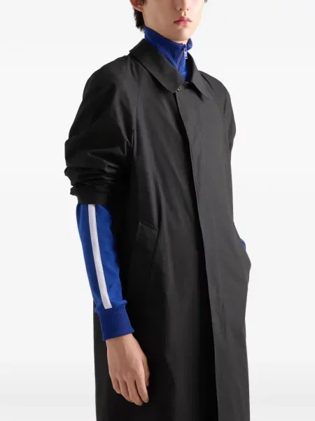 Mikina Prada s výšivkou modrá