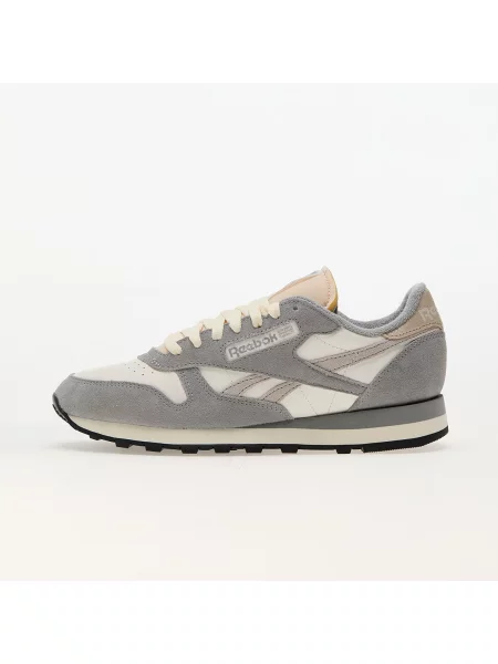 Sneakerși Reebok Classic Leather din piele clasici gri