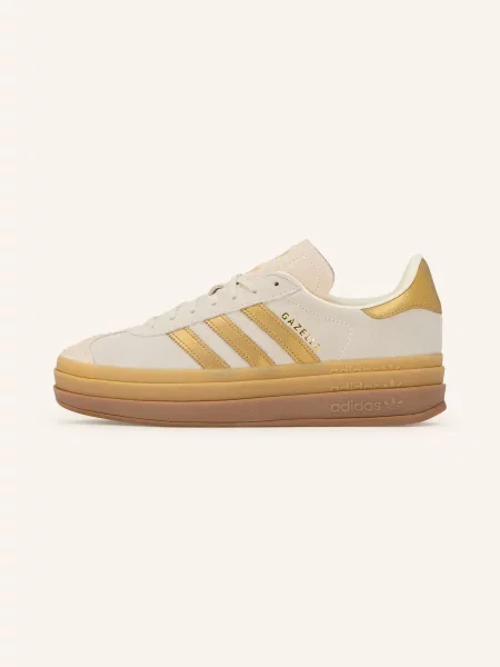 Adidas Originals Tenisky Gazelle Bold světle šedá / zlatá béžová