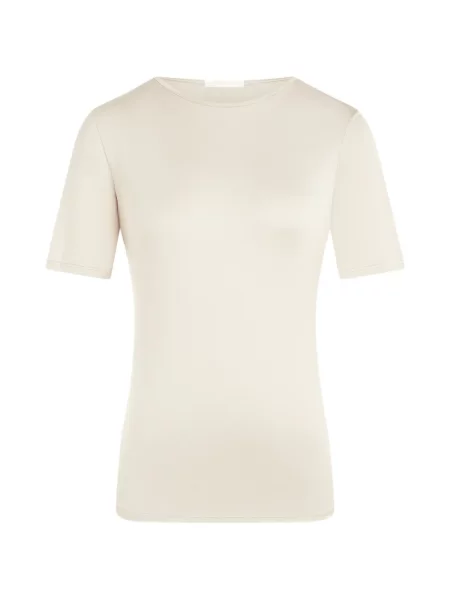 Tricou 12 Storeez de mătase alb