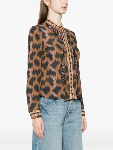 Bluză Etro cu imprimeu animal print