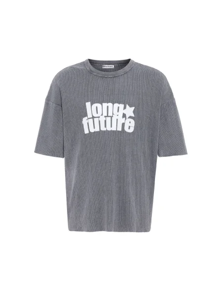 Dandalo Tricou gri alb