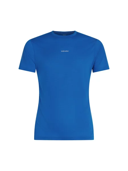 ICEBREAKER Tricou funcțional albastru / deschis gri