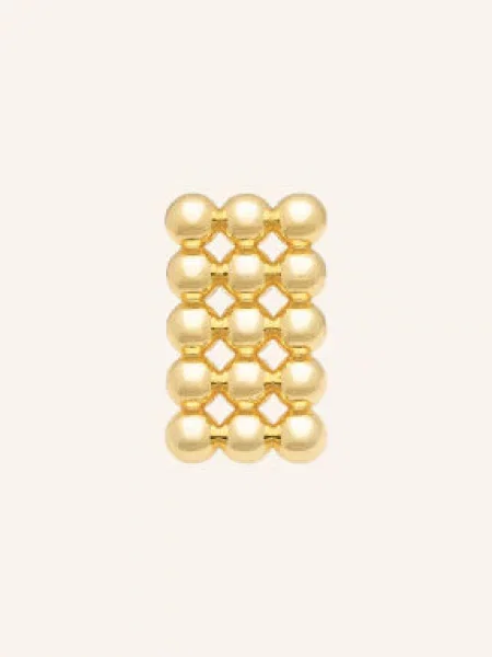 Lulu Copenhagen Náušnice Glamour Earring zlatá