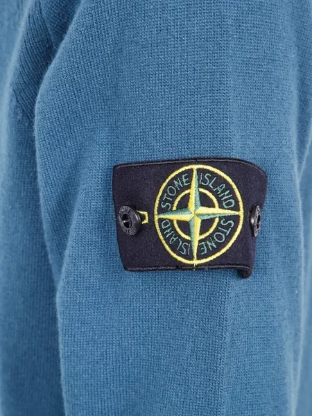 Pulover Stone Island cu strasuri albastru