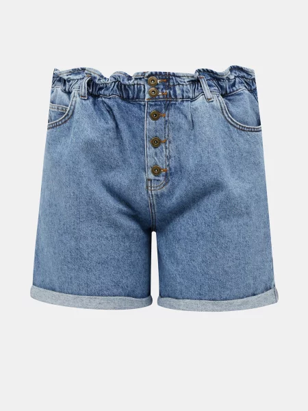 Pantaloni scurți din denim Only albastru