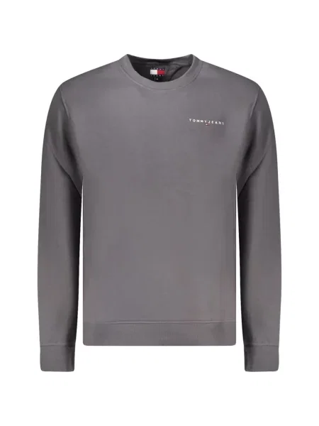 Hanorac crewneck Tommy Hilfiger cu imagine cu decolteu rotund gri