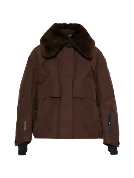 Slidinėjimo striukė Moncler Grenoble ruda