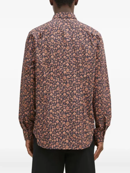 Cămașă Paul Smith cu model floral cu imagine albastru