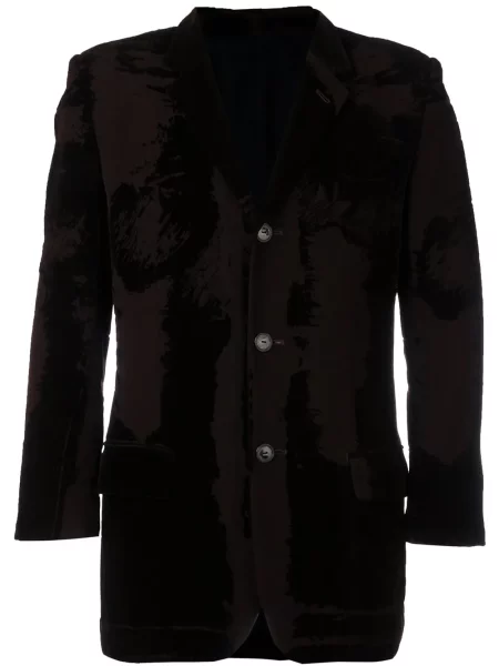 Sametová bunda Jean Paul Gaultier Pre-owned černá