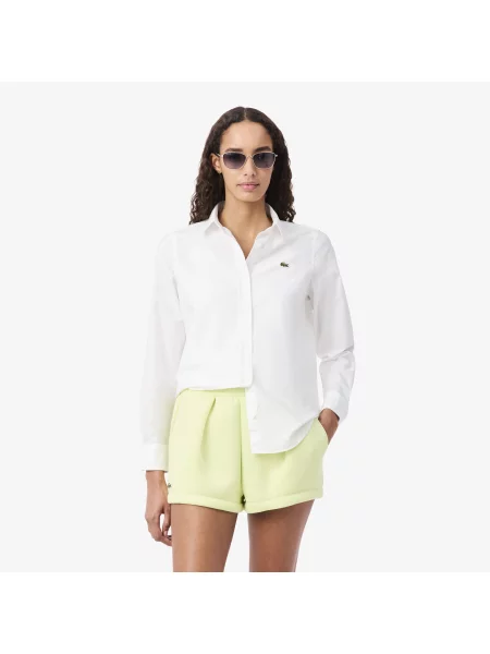 Lacoste Koszula Regular Fit biała