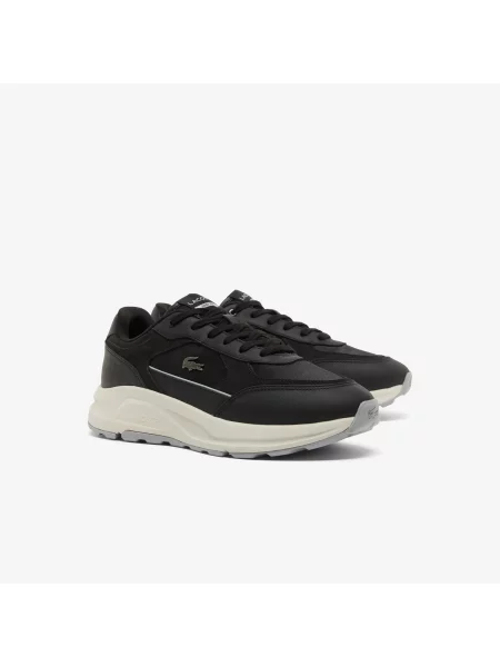 Lacoste Zamszowe Sneakersy Run Set czarny