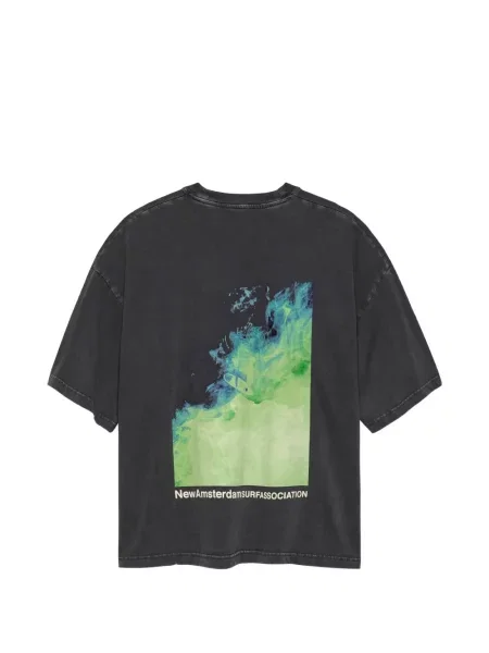 Tricou New Amsterdam cu imagine negru