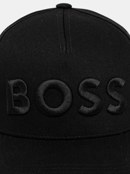 Кепка Boss с аппликацией черная
