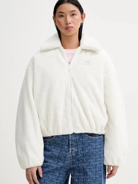 Tommy Jeans geacă de tranziție oversize bej
