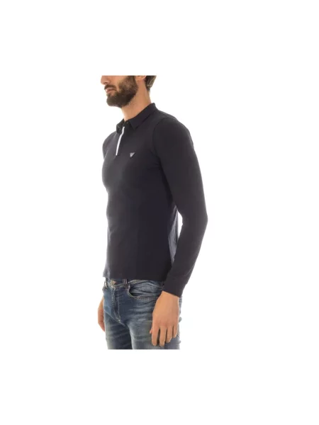 Koszulka polo Armani Jeans klasyczna niebieska