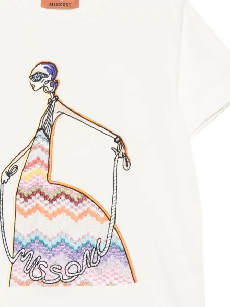Gyerek póló Missoni fehér