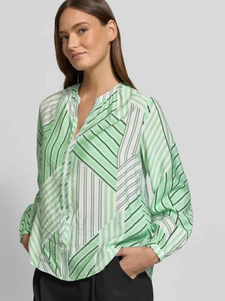 Bluzka z długim rękawem o kroju relaxed fit z Mieszanka S.oliver Red Label