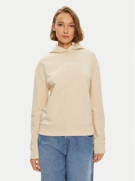 Calvin Klein Bluză Hero Logo bej