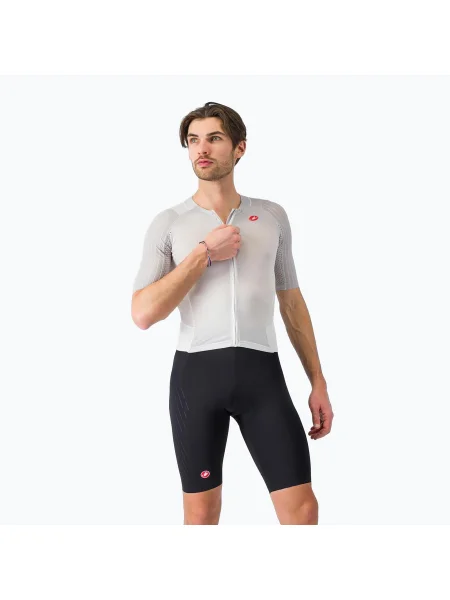 Мъжки костюм за колоездене Castelli Free Sanremo 3 white/black бяло