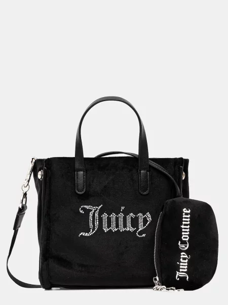 Juicy Couture torebka Iris Velvet czarny