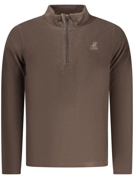 Hoodie U.s. Grand iz flisa s kapuco rjava