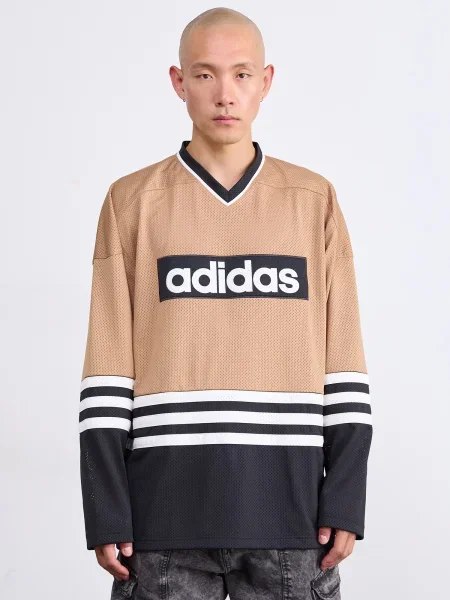 ADIDAS ORIGINALS Tričko HCKY kapučíno / čierna / biela béžová