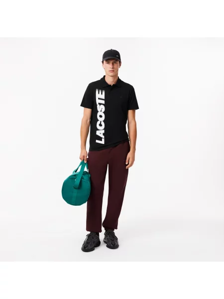 Поло Lacoste черное