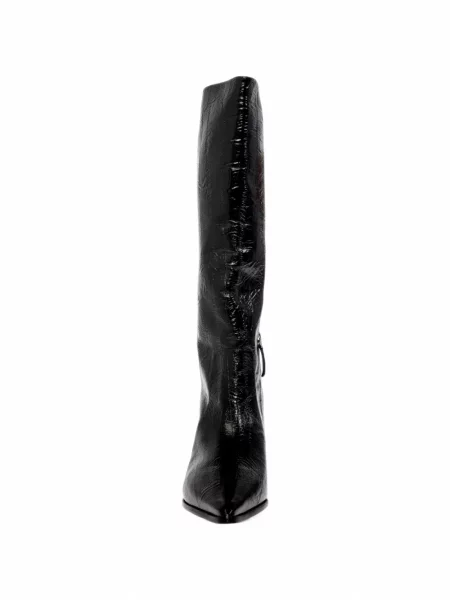 Cizme Black Suede Studio din piele de căprioară negru