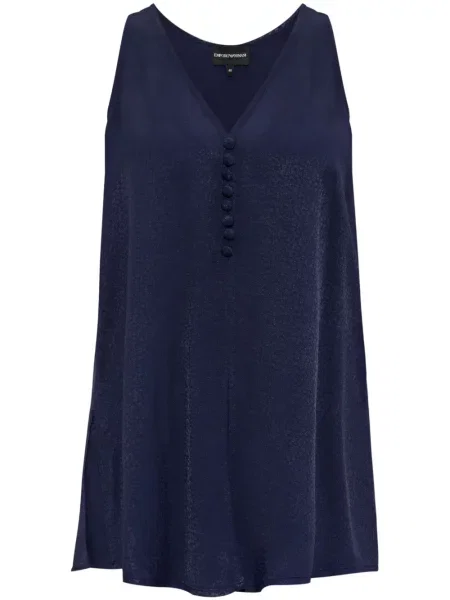 Bluză Emporio Armani albastru