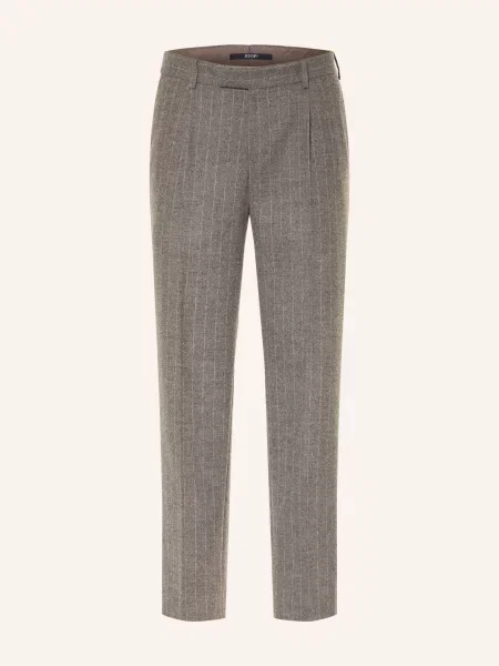 Joop! Spodnie Garniturowe Rennet Extra Slim Fit grau beżowe
