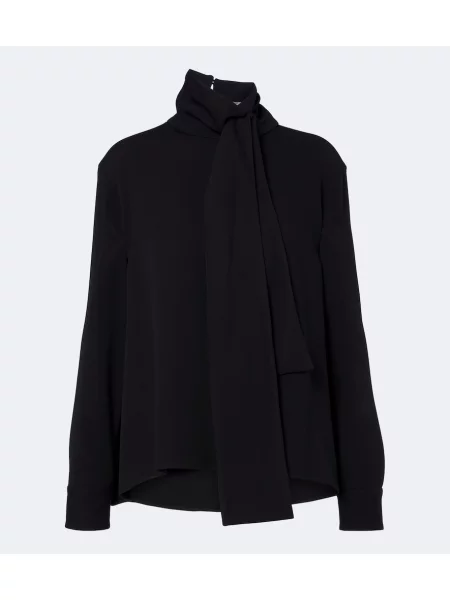 Bluză Balenciaga de lână negru