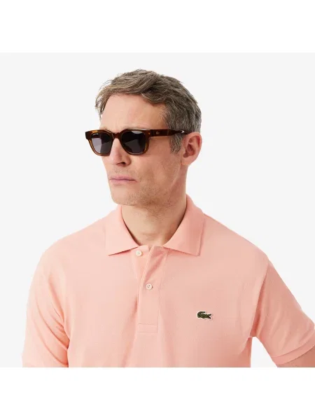 Lacoste Koszulka Polo Classic Fit różowa