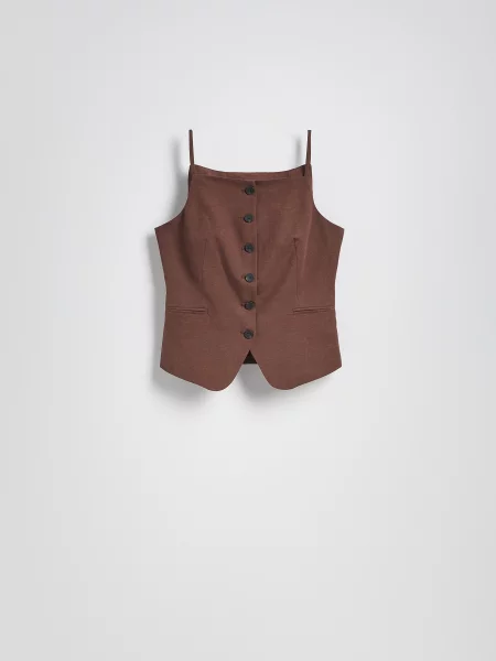 Жилет Reserved коричневый