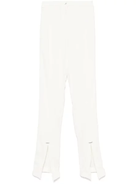 Pantaloni Mugler alb