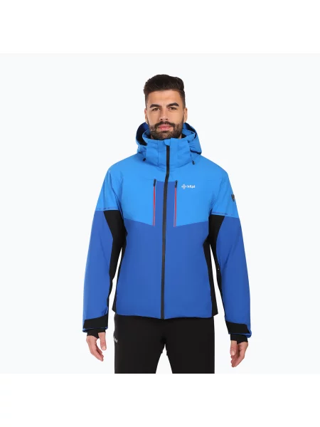 Geacă de schi pentru bărbați Kilpi Tonnsi dark red roșu