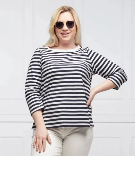 Persona by Marina Rinaldi Blúz OPALE Plus size | Straight fit fehér