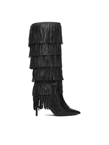 Steve Madden kozaki Wanderlust na szpilce czarny