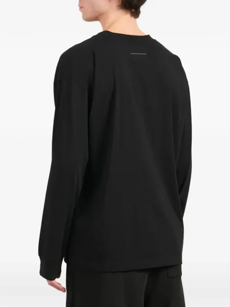 Lung tricou Mm6 Maison Margiela cu mâneci lungi negru
