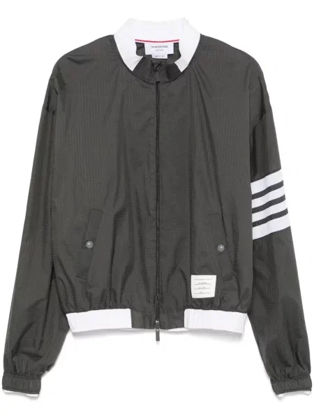 Geacă Thom Browne cu dungi gri