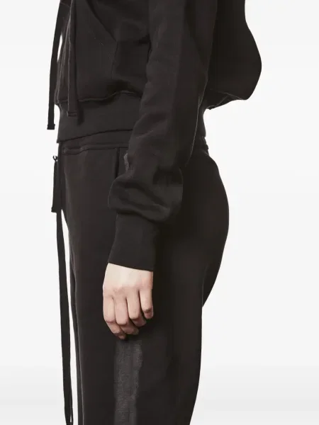 Geacă Thom Krom cu glugă negru