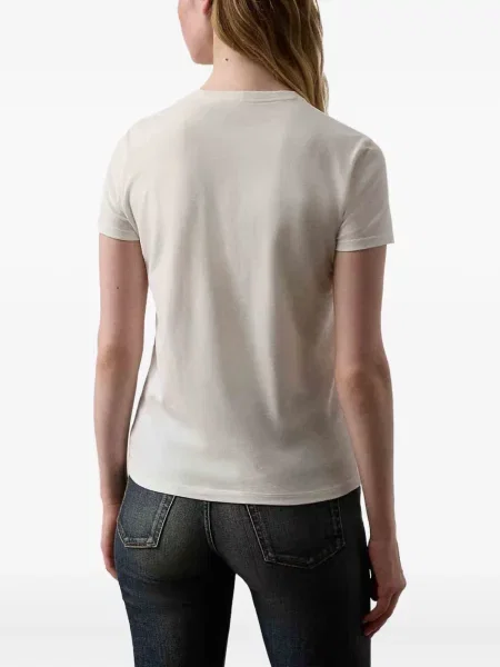 Polo Polo Ralph Lauren cu broderie alb