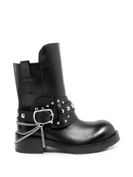 Botine Ann Demeulemeester cu tepi negru