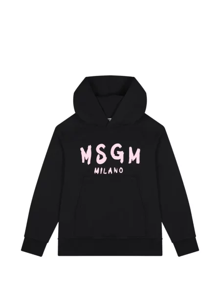Bluza z kapturem dziecięca Msgm czarna