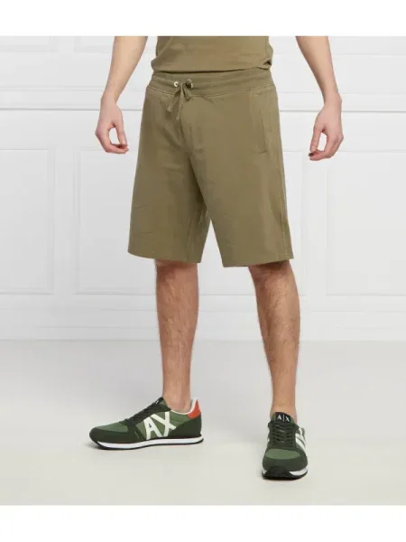 GUESS Pantaloni scurți LIVIO kaki