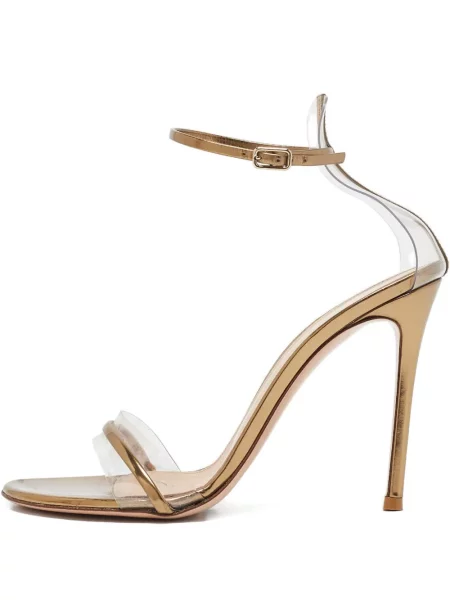 Sandale Gianvito Rossi din piele auriu